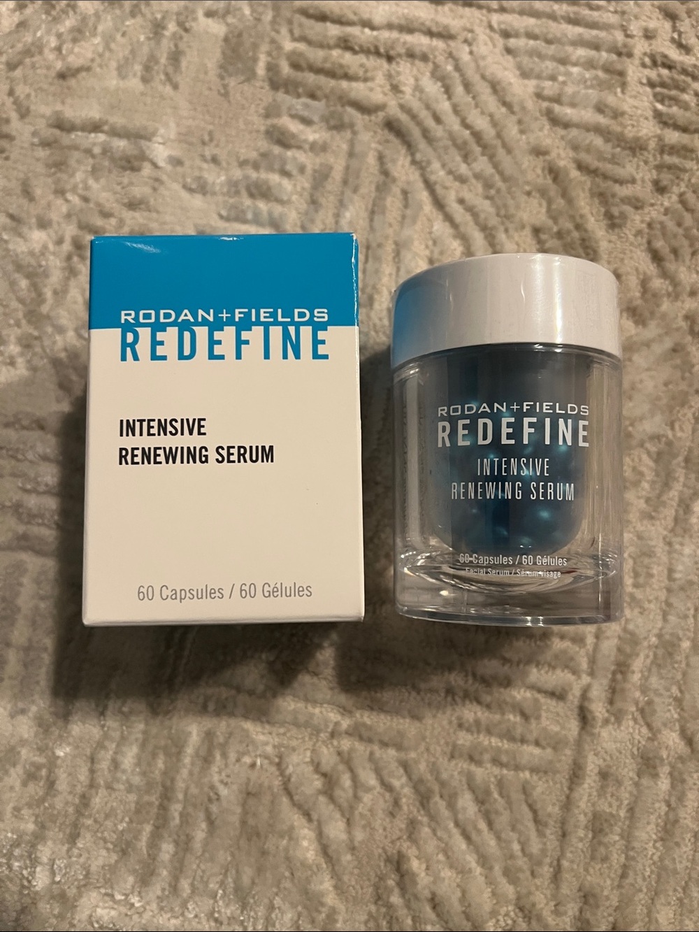 Rodan + Fields REDEFINE Intensive Renewing Serum - Blue & White Packaging